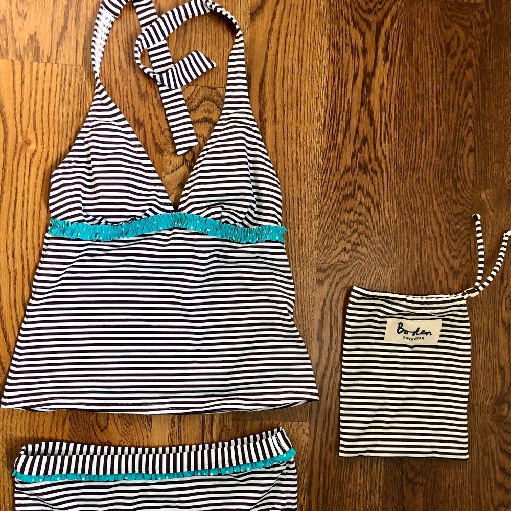 Boden Striped tankini